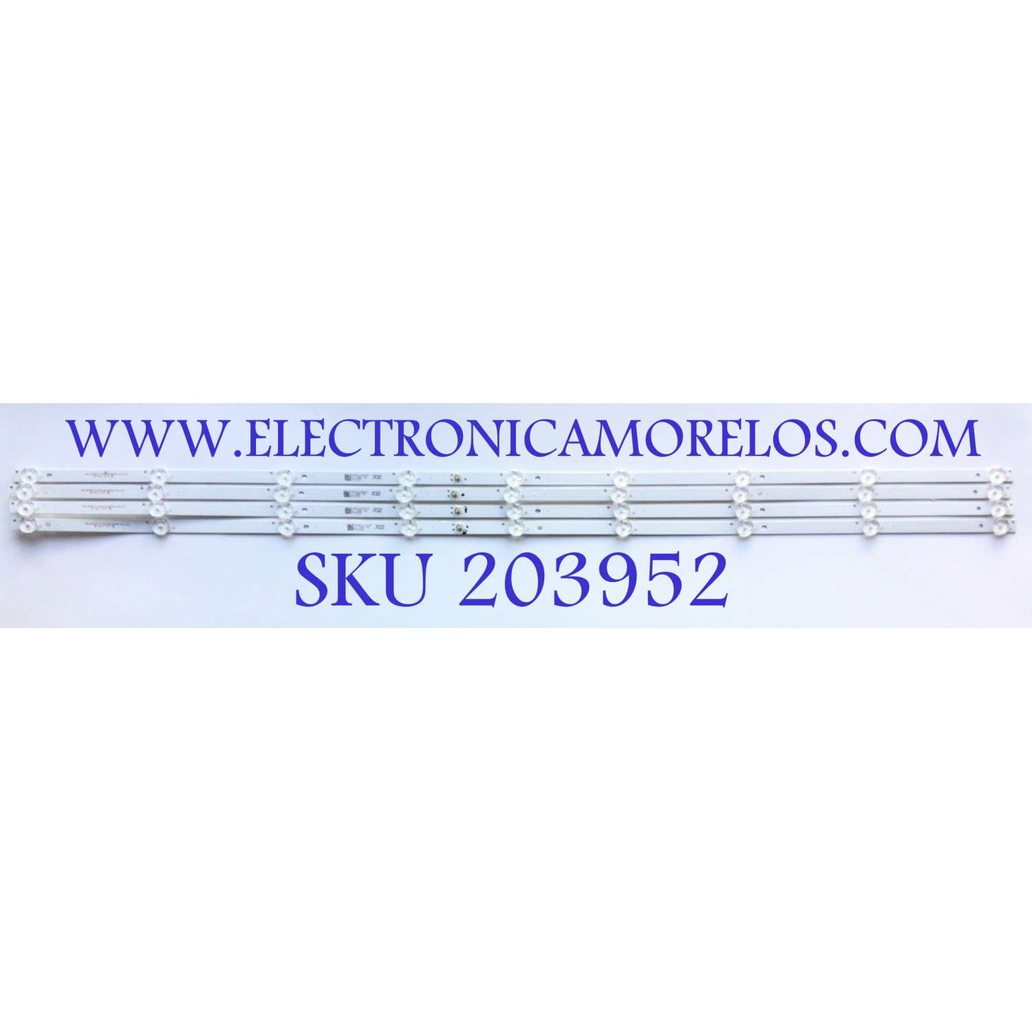 KIT DE LEDS PARA TV RCA / PROSCAN ORIGINAL 4 PIEZAS / NUMERO DE PARTE SQY50A114 / HRS_SQY50A114_4X9_2W_MCPCB 12mm_V2 / AE0110540 / HRS SQY50A114 4X9 2W MCPCB 12mm_V2 / PANEL CC500PV5D / MODELOS RLDED5098-B-UHD / RTU5015-B / PLED5038-C / PLED5042-B-UHD